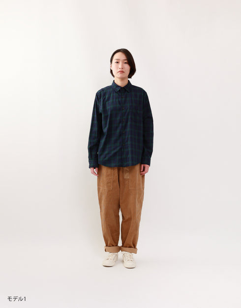 T/Cコーデュロイのバックラインパンツ